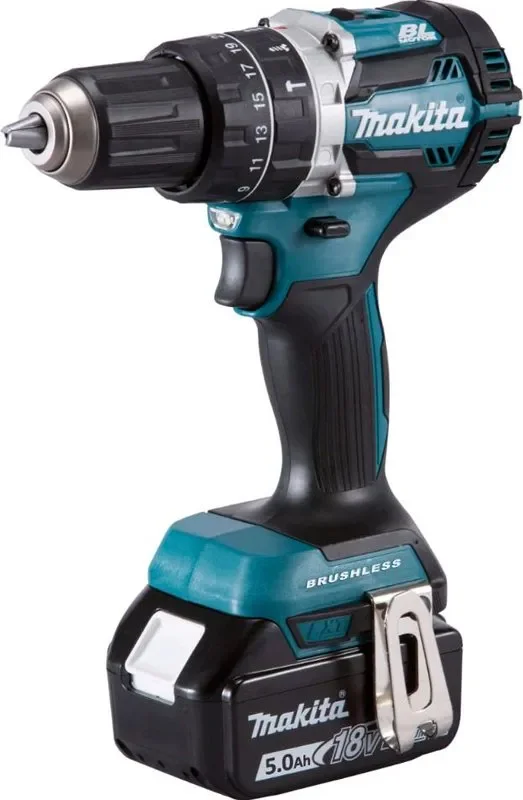 Φωτογραφία προϊόντος: Makita DHP484RT3J - Κρουστικό Δραπανοκατσάβιδο 18V BL Motor με Βαλίτσα και Φορτιστή + 3 Μπαταρίες (3x5.0Ah)