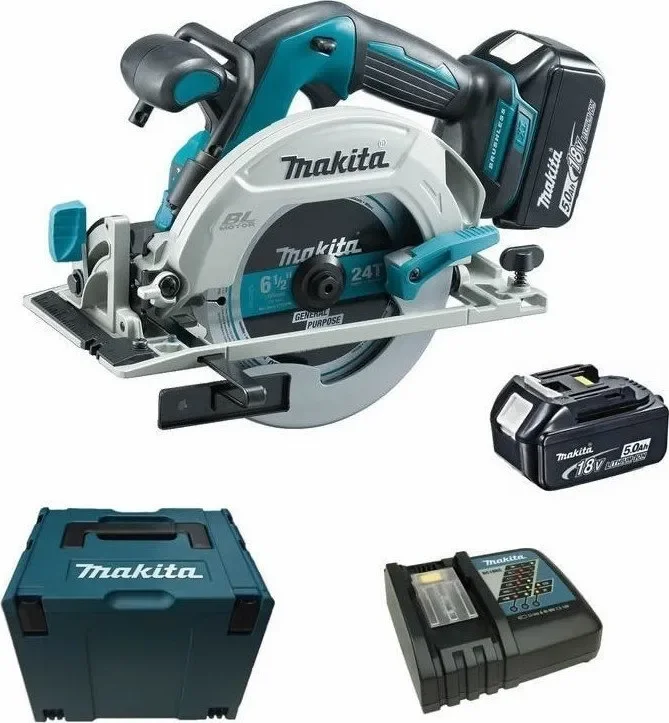 Φωτογραφία προϊόντος: Makita DHS680RTJ - Δισκοπρίονο Μπαταρίας 18V BL Motor με Βαλίτσα και Φορτιστή + 2 Μπαταρίες (2x5.0Ah)
