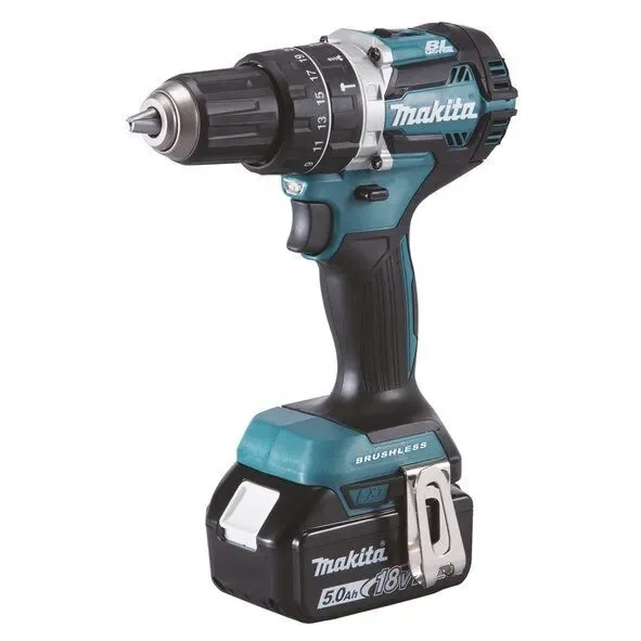 Φωτογραφία προϊόντος: Makita DHP484RTJ - Κρουστικό Δραπανοκατσάβιδο 18V BL Motor με Βαλίτσα και Φορτιστή + 2 Μπαταρίες (2x5.0Ah)
