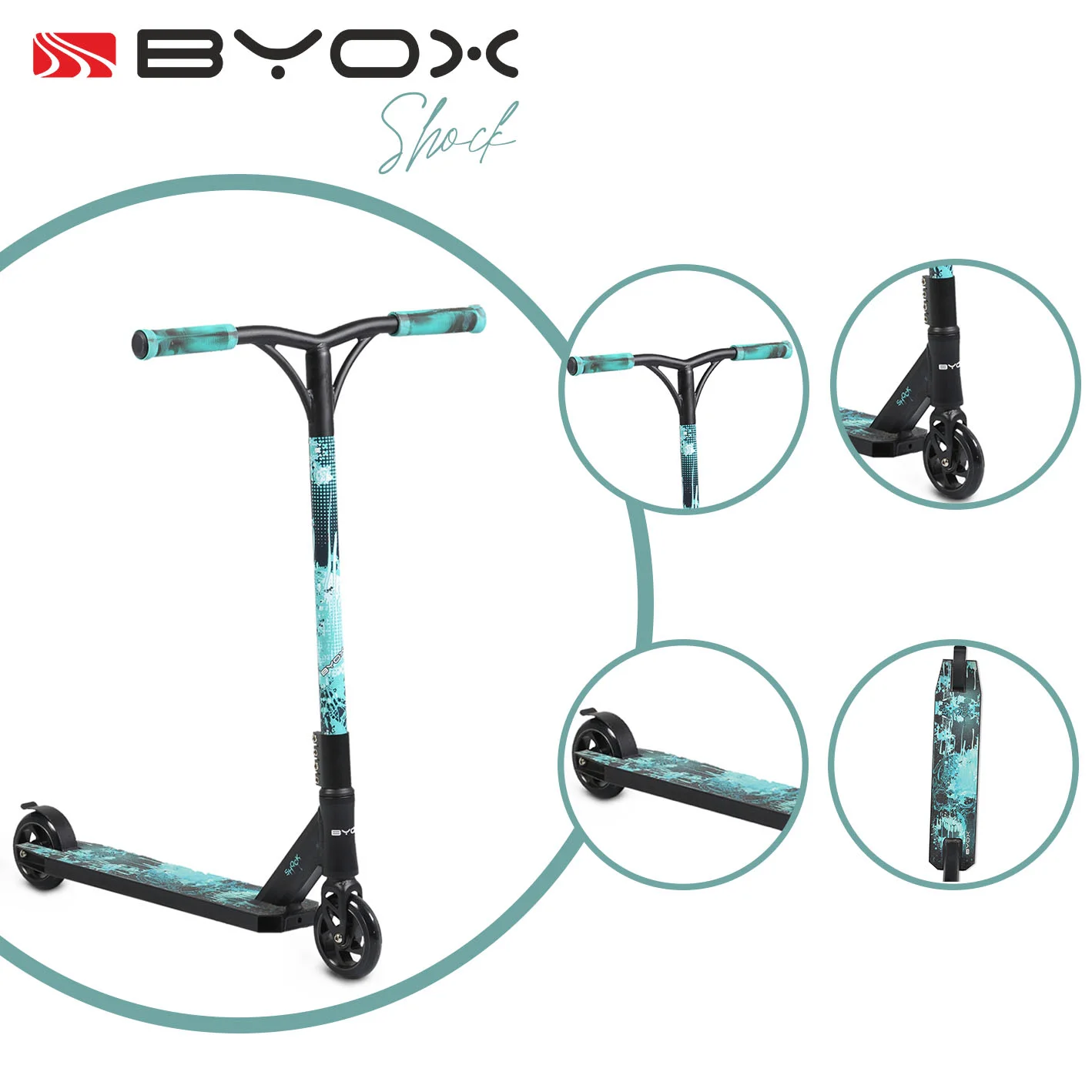 Φωτογραφία προϊόντος: BYOX - Stunt scooter Shock blue - 3800146226770