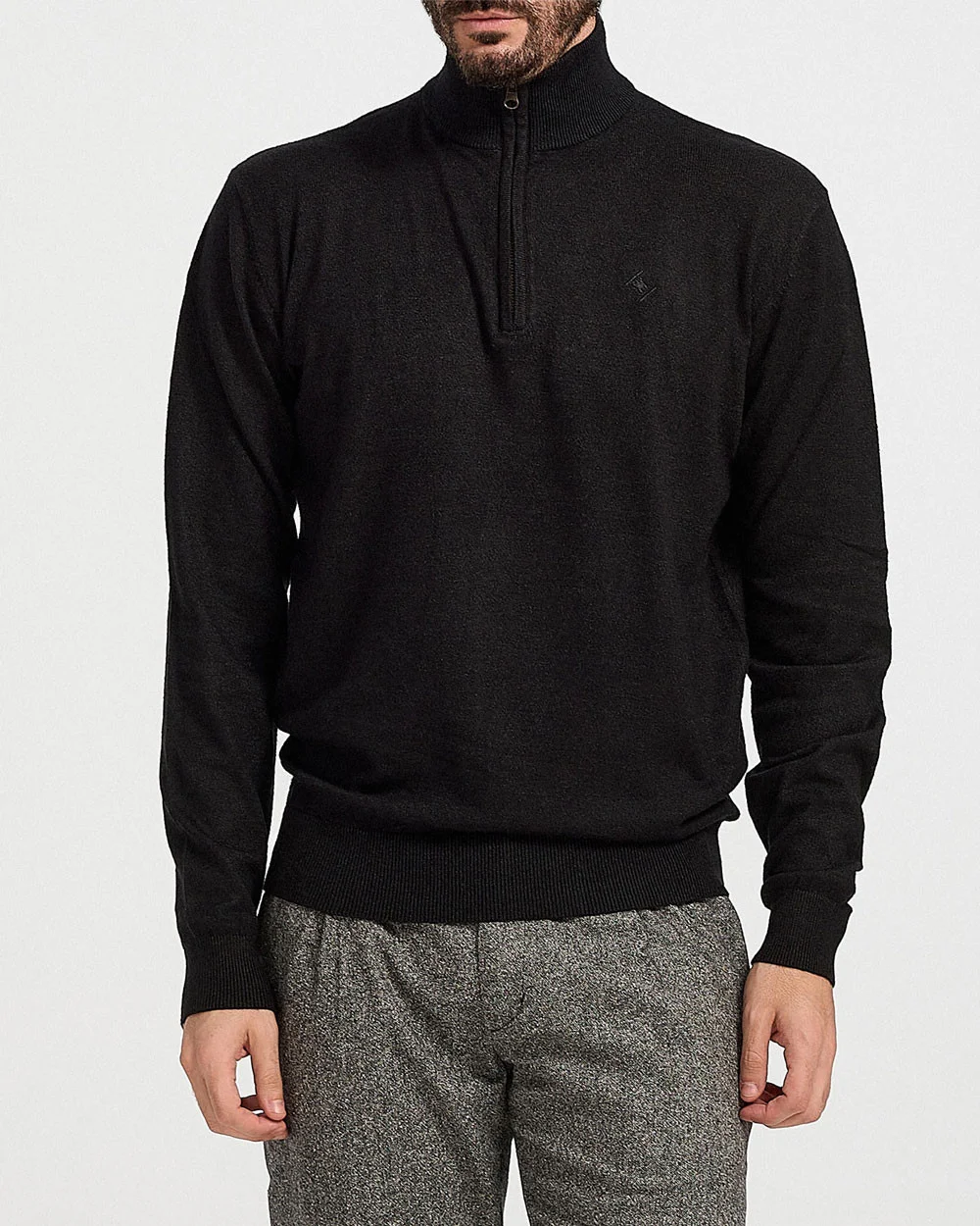 Φωτογραφία προϊόντος: ROOK ΑΝΔΡΙΚΟ HALF-ZIP ΠΟΥΛΟΒΕΡ - 2311102092 ΜΑΥΡΟ