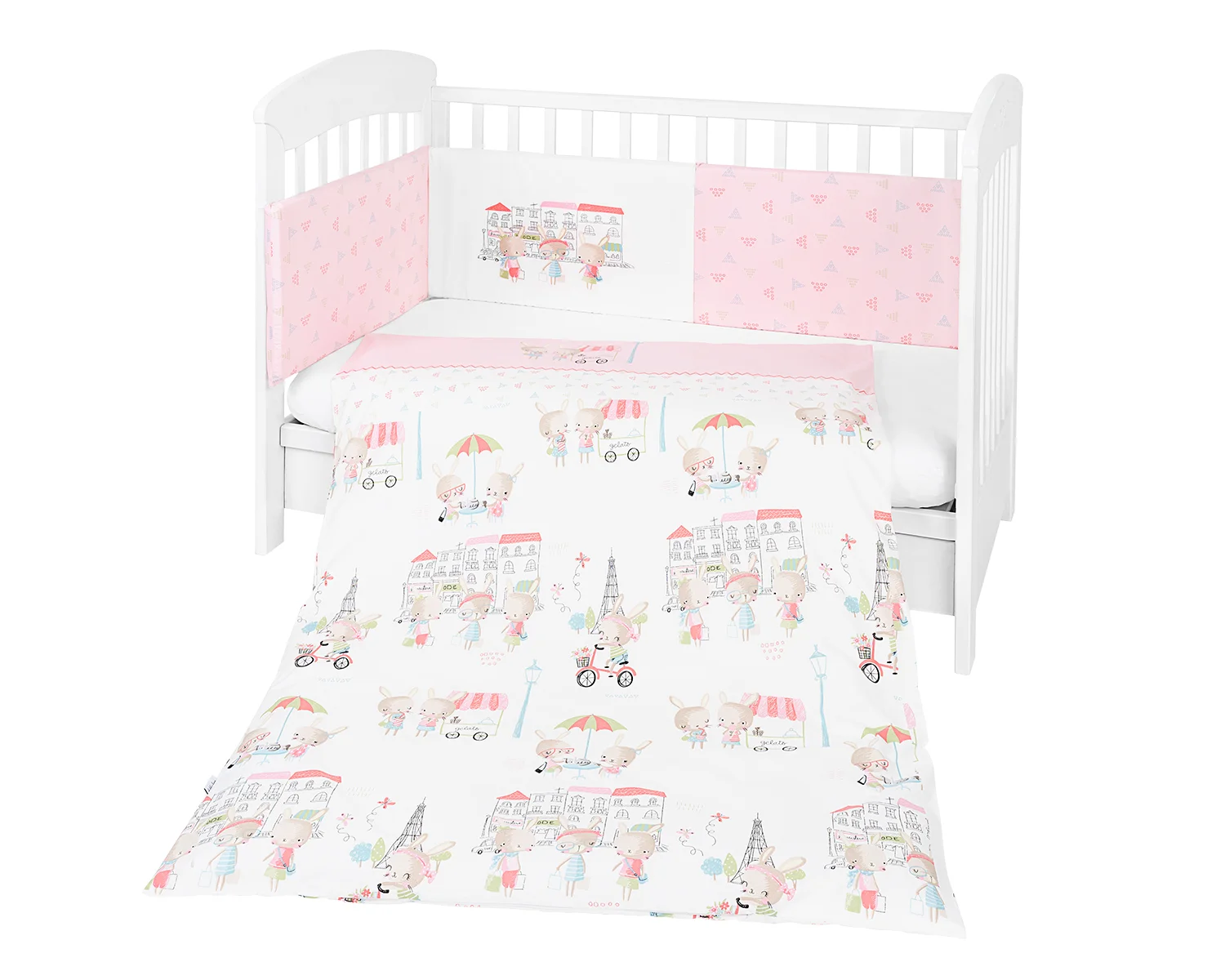 Φωτογραφία προϊόντος: Kikka Boo - Bedding set 2pcs EU Style 70/140 Day in Paris - 41101020090