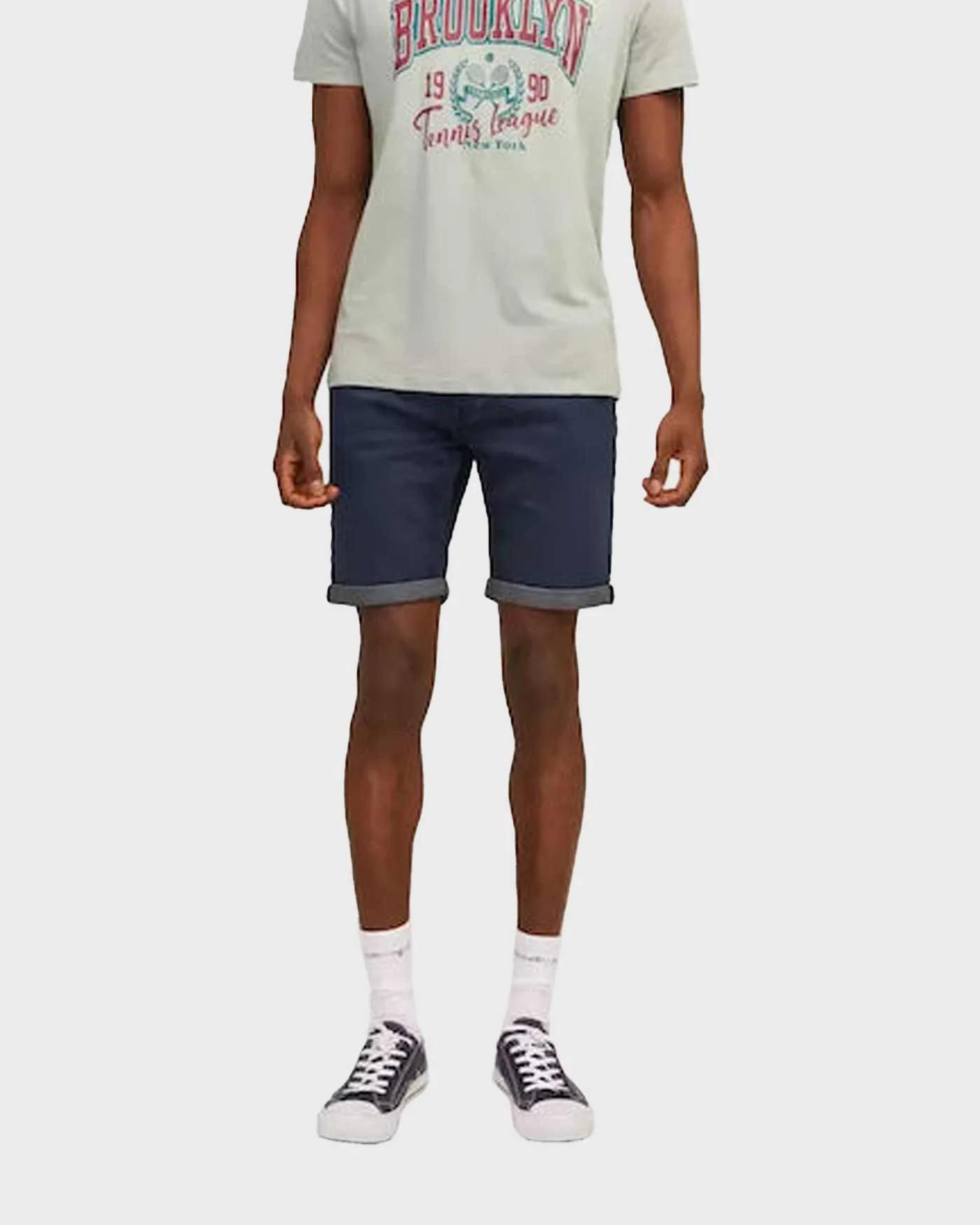 Φωτογραφία προϊόντος: JACK & JONES JACK&JONES ΑΝΔΡΙΚΗ ΒΕΡΜΟΥΔΑ ΤΖΙΝ ΚΑΝΟΝΙΚΗ ΓΡΑΜΜΗ - 12252178 ΜΠΛΕ