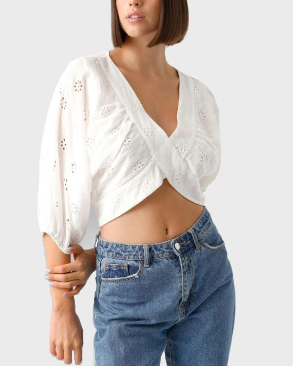 Φωτογραφία προϊόντος: VERO MODA ΓΥΝΑΙΚΕΙΑ ΜΠΛΟΥΖΑ - 10281720 ΑΣΠΡΟ