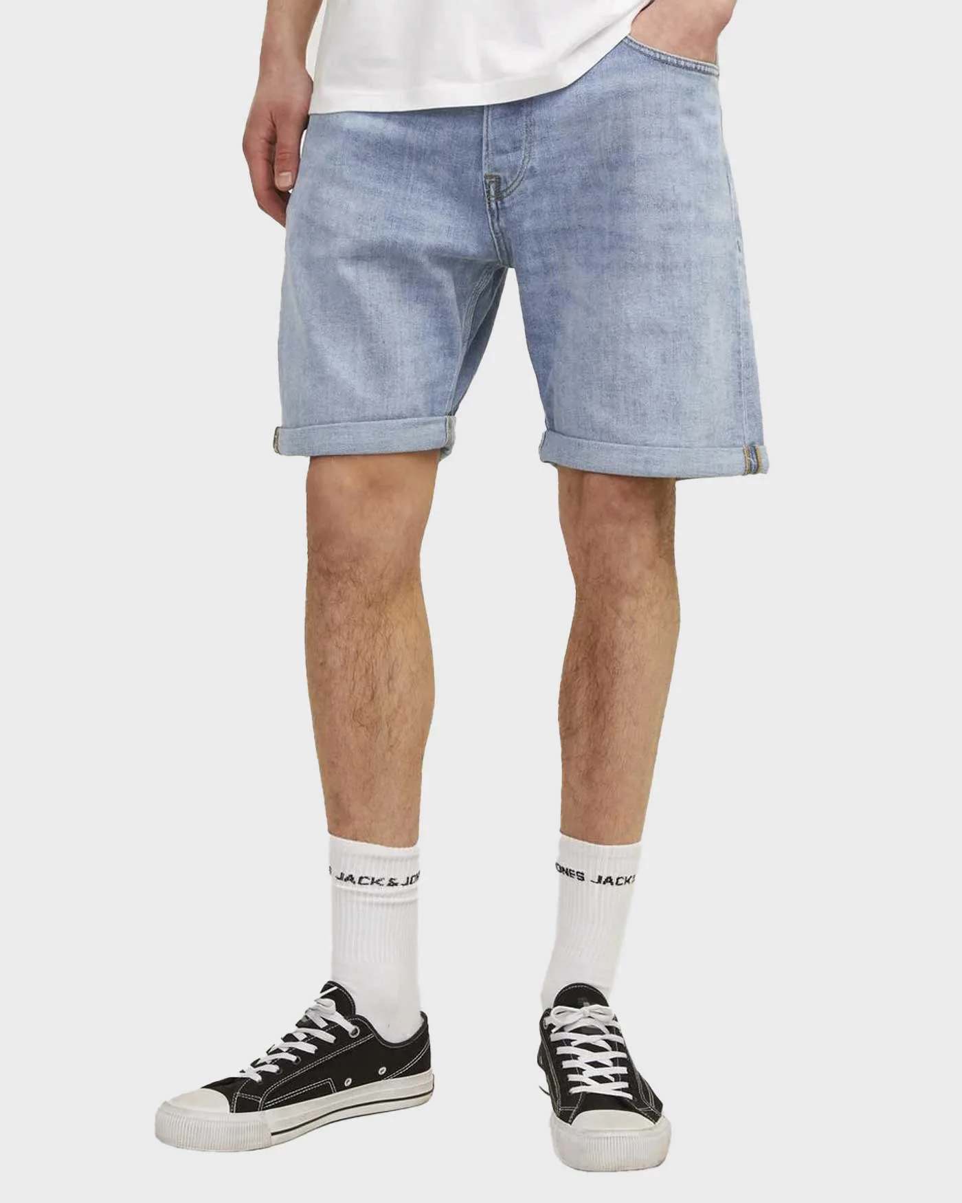 Φωτογραφία προϊόντος: JACK & JONES JACK&JONES ΑΝΔΡΙΚΗ ΒΕΡΜΟΥΔΑ ΤΖΙΝ ΚΑΝΟΝΙΚΗ ΓΡΑΜΜΗ - 12249095 ΓΑΛΑΖΙΟ