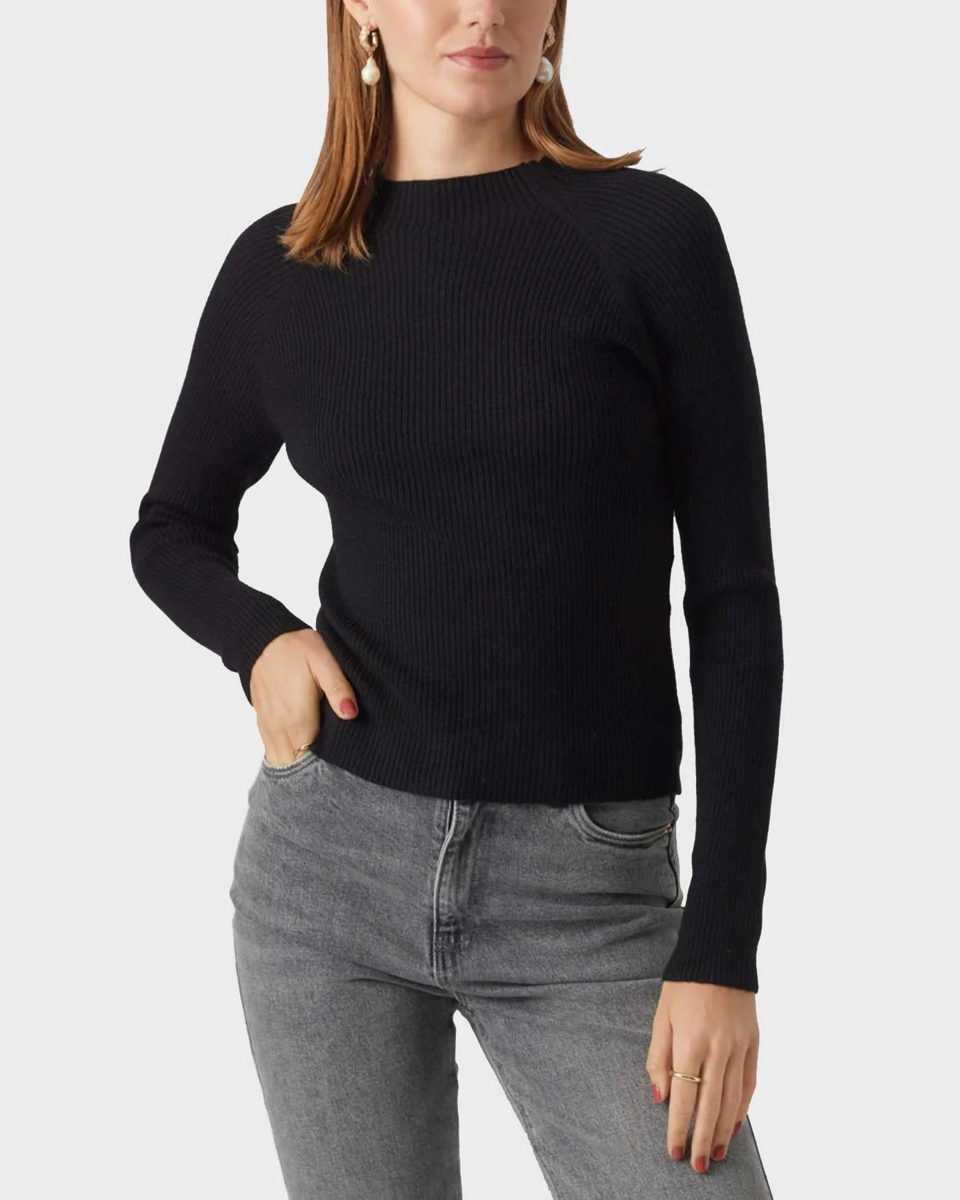 Φωτογραφία προϊόντος: VERO MODA ΓΥΝΑΙΚΕΙΟ ΠΟΥΛΟΒΕΡ ΚΑΝΟΝΙΚΗ ΓΡΑΜΜΗ - 10290612 ΜΑΥΡΟ