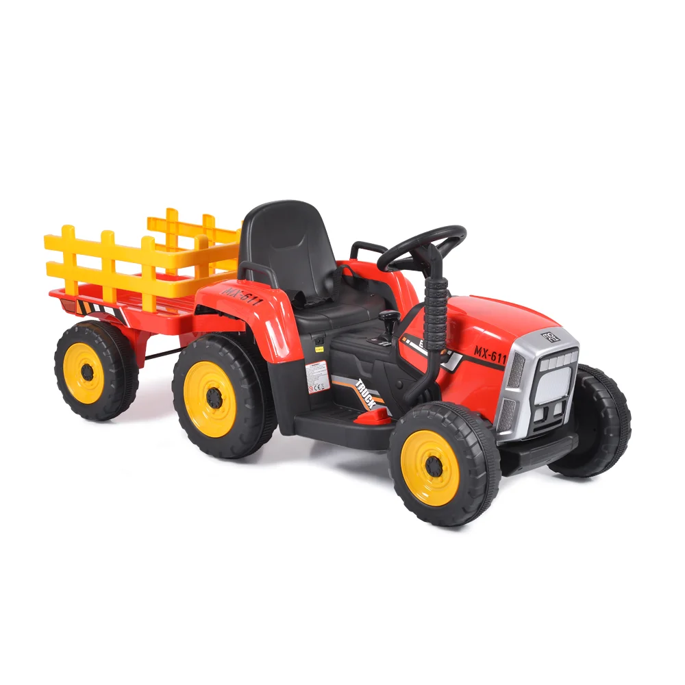 Φωτογραφία προϊόντος: MONI - Tractor with trailer Farmer red - 3800146214197