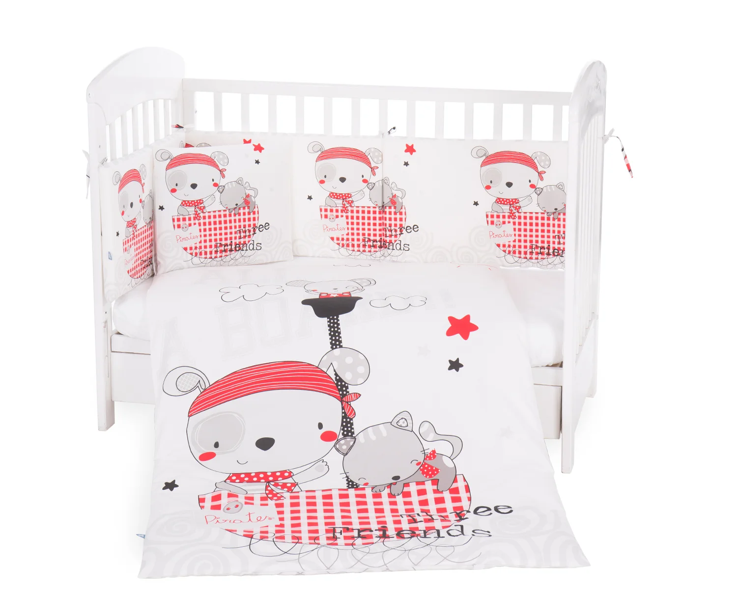 Φωτογραφία προϊόντος: Kikka Boo - Bedding set 6pcs 60/120 Pirates - 41101060058