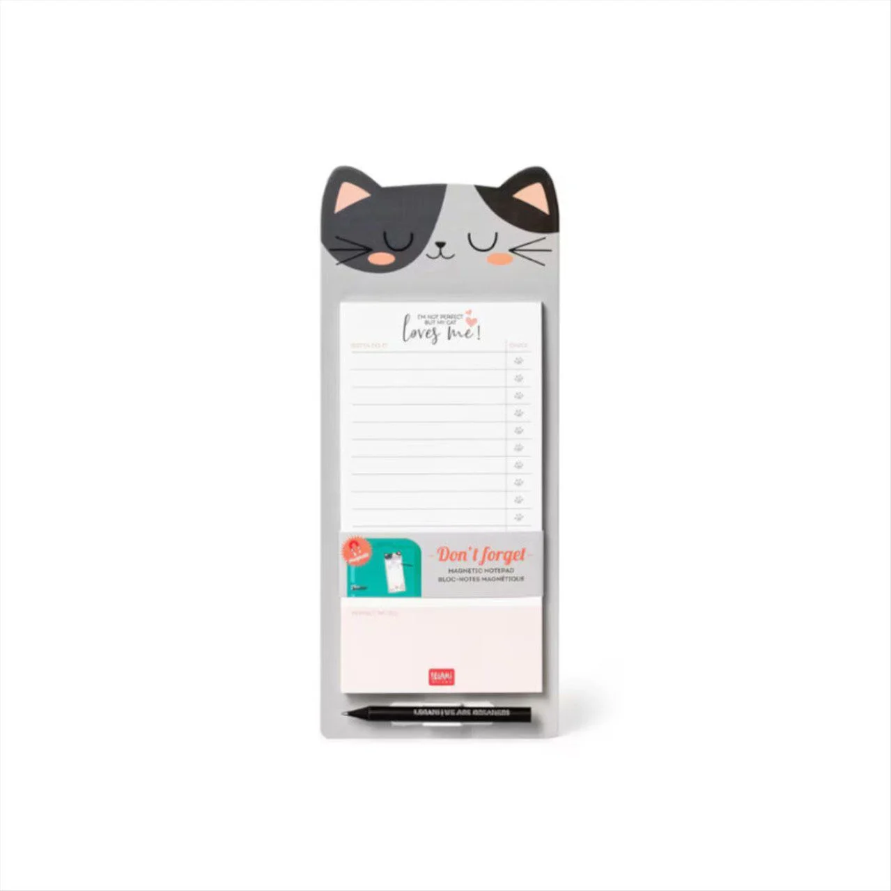 Φωτογραφία προϊόντος: Legami Don't Forget Magnetic Note Pad Kitty Cat - MNP0084