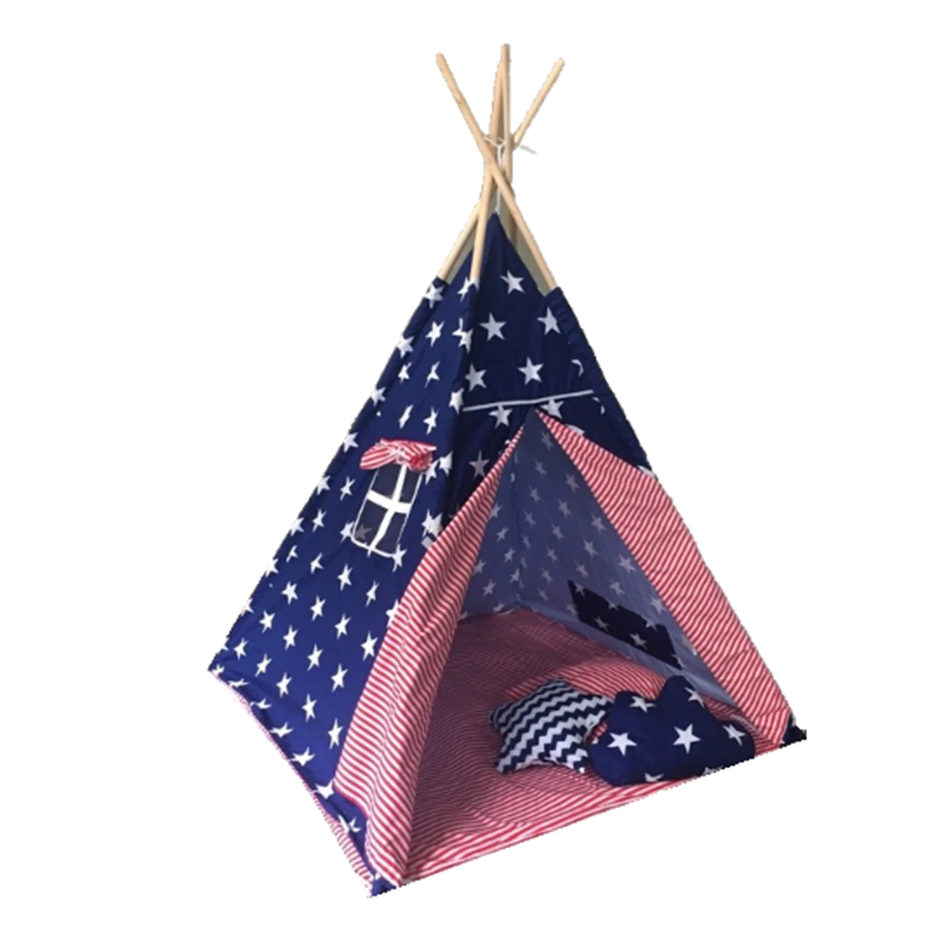 Φωτογραφία προϊόντος: Παιδική Σκηνή Baby Adventure Teepee Star + Stripes
