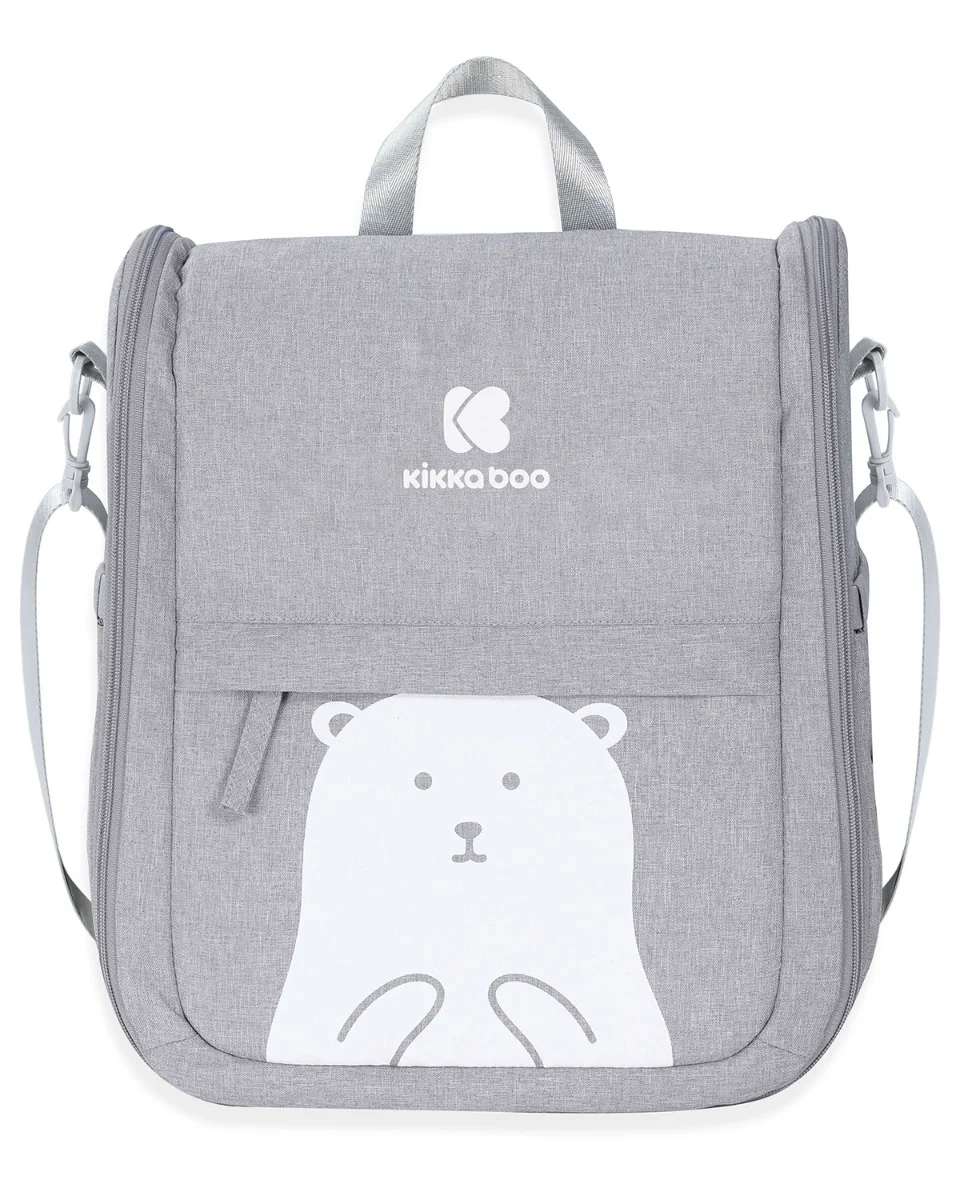 Φωτογραφία προϊόντος: Kikka Boo - 2in1 Travel bed+bag Bear Grey - 31108020045