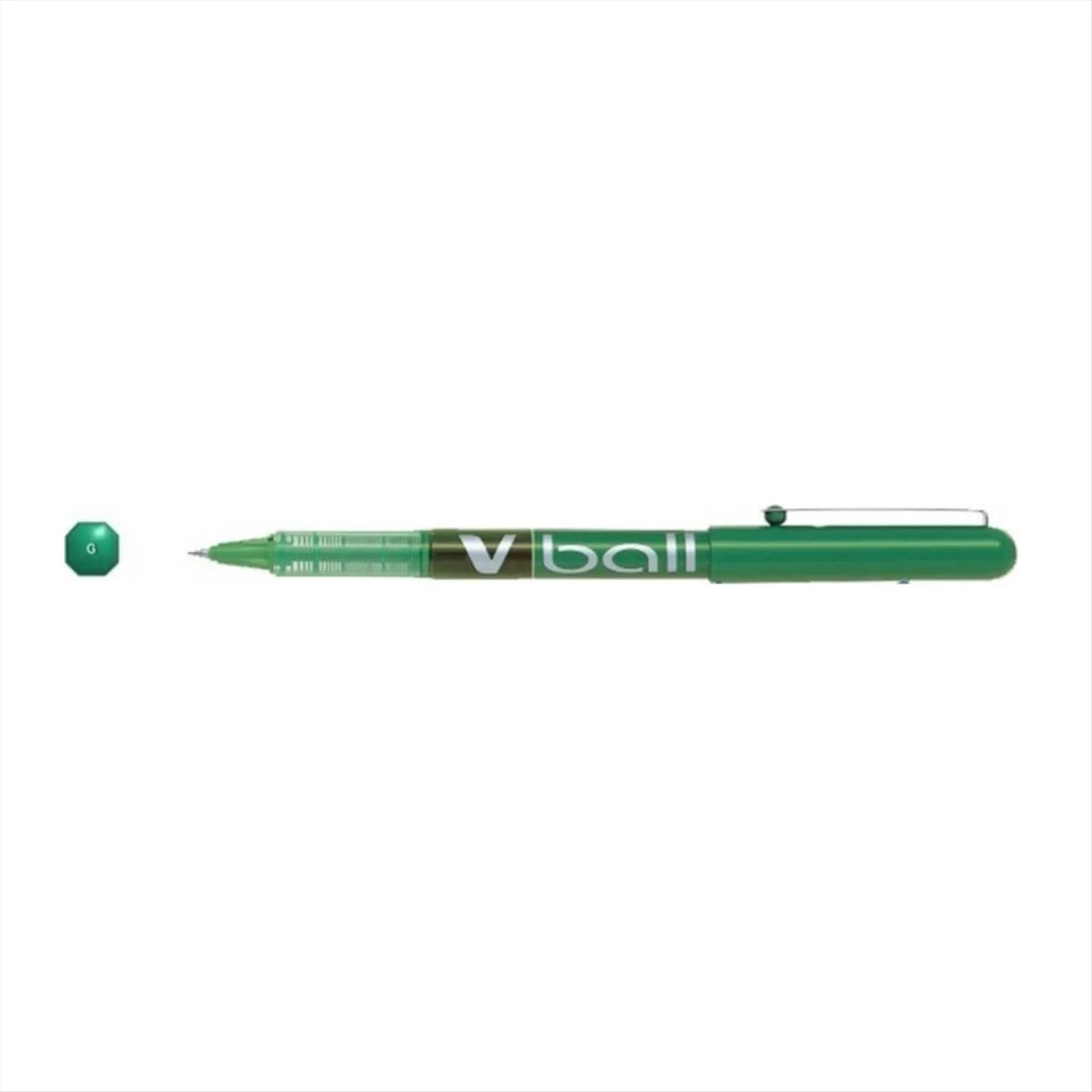 Φωτογραφία προϊόντος: Στυλό Rollerball Pilot V-Ball 0.7mm με Πράσινο Mελάνι BL-VB7G