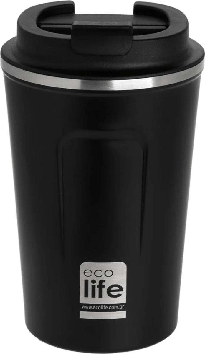 Φωτογραφία προϊόντος: Ecolife Ποτήρι Θερμός Coffee Cup 370ml Dark Grey