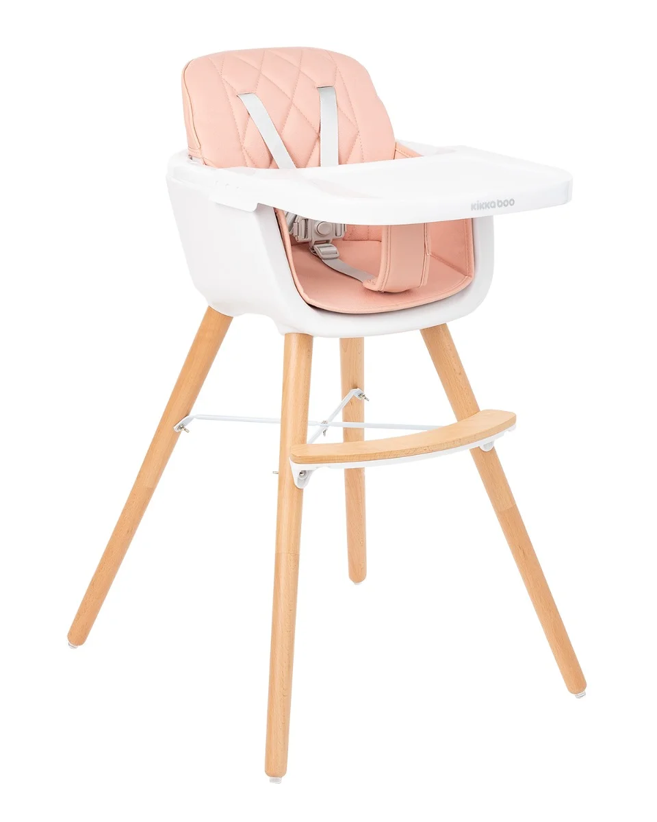Φωτογραφία προϊόντος: Kikka Boo - Highchair 2in1 Woody Pink - 31004010083
