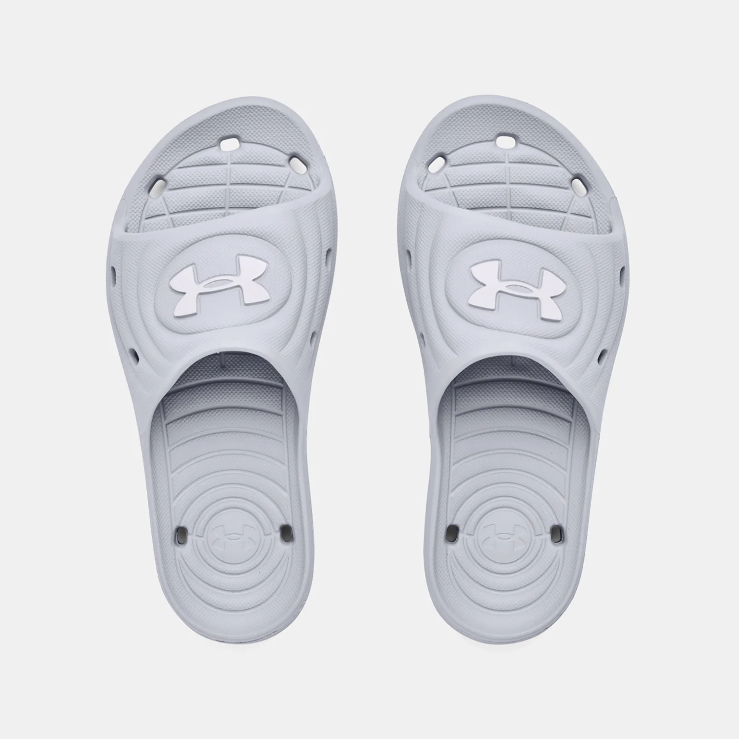 Φωτογραφία προϊόντος: UNDER ARMOUR BOYS' LOCKER IV SLIDES ΓΚΡΙ