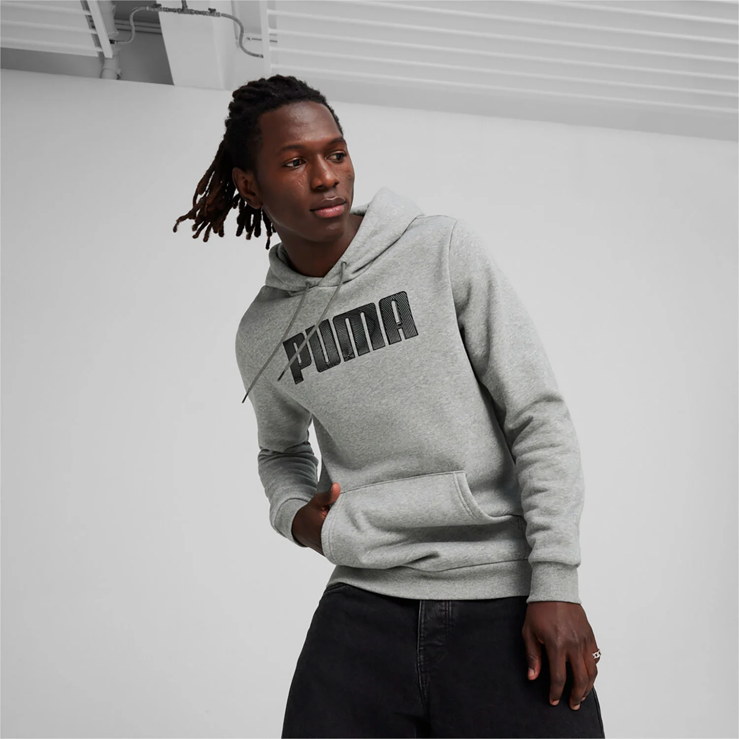 Φωτογραφία προϊόντος: PUMA MASS MERCHANTS STYLE HOODIE ΓΚΡΙ