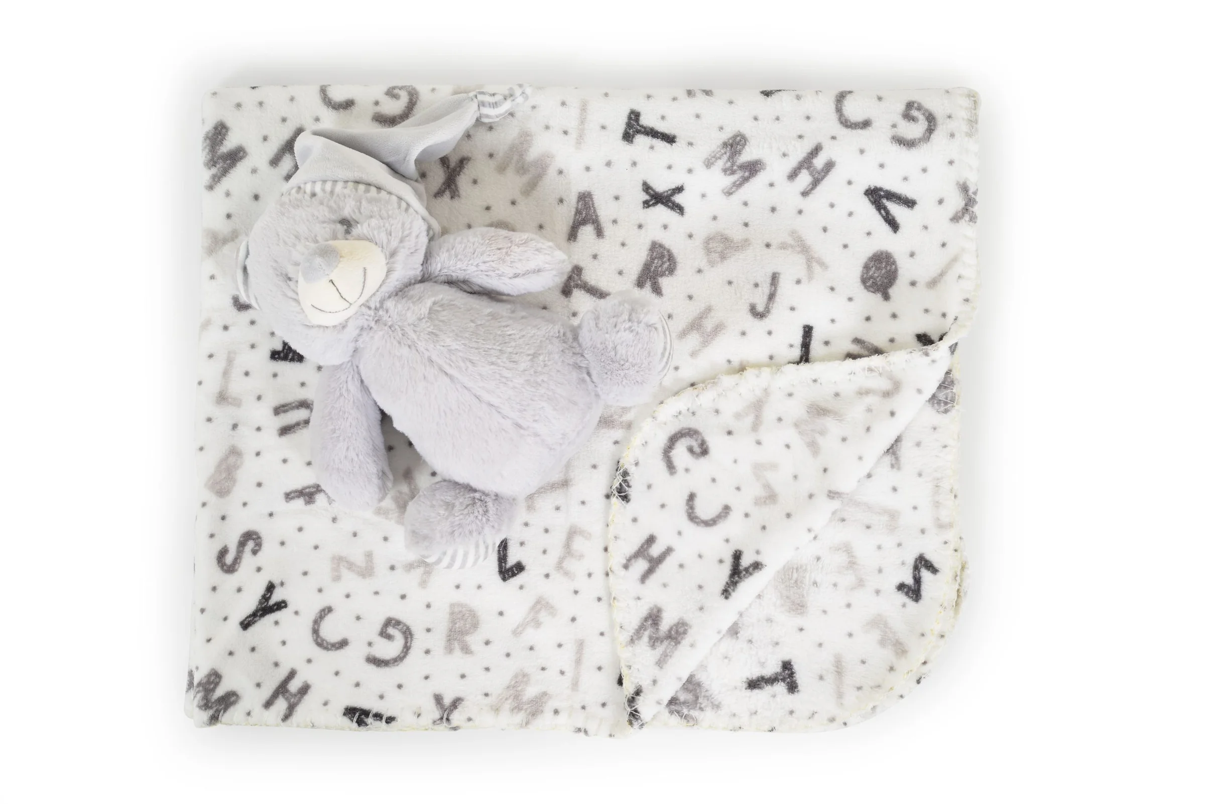 Φωτογραφία προϊόντος: CANGAROO - Baby blanket 90/75 cm with toy Grey bear - 3800146269210