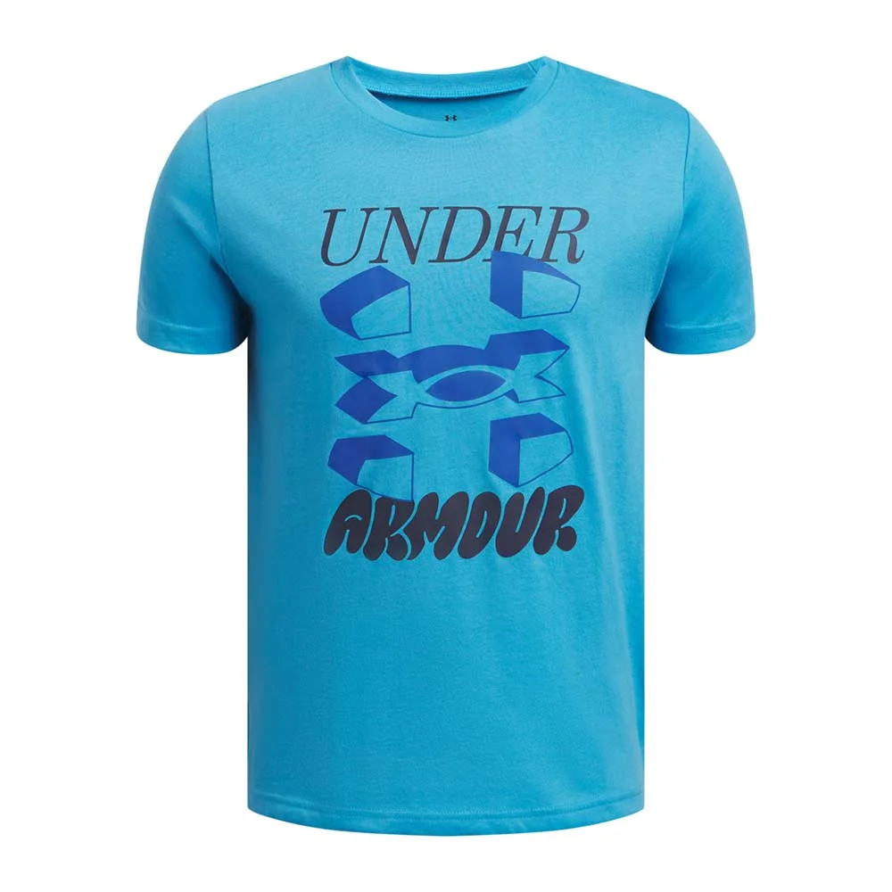Φωτογραφία προϊόντος: UNDER ARMOUR SPLIT BIG LOGO BOYS TEE (1390003-452)