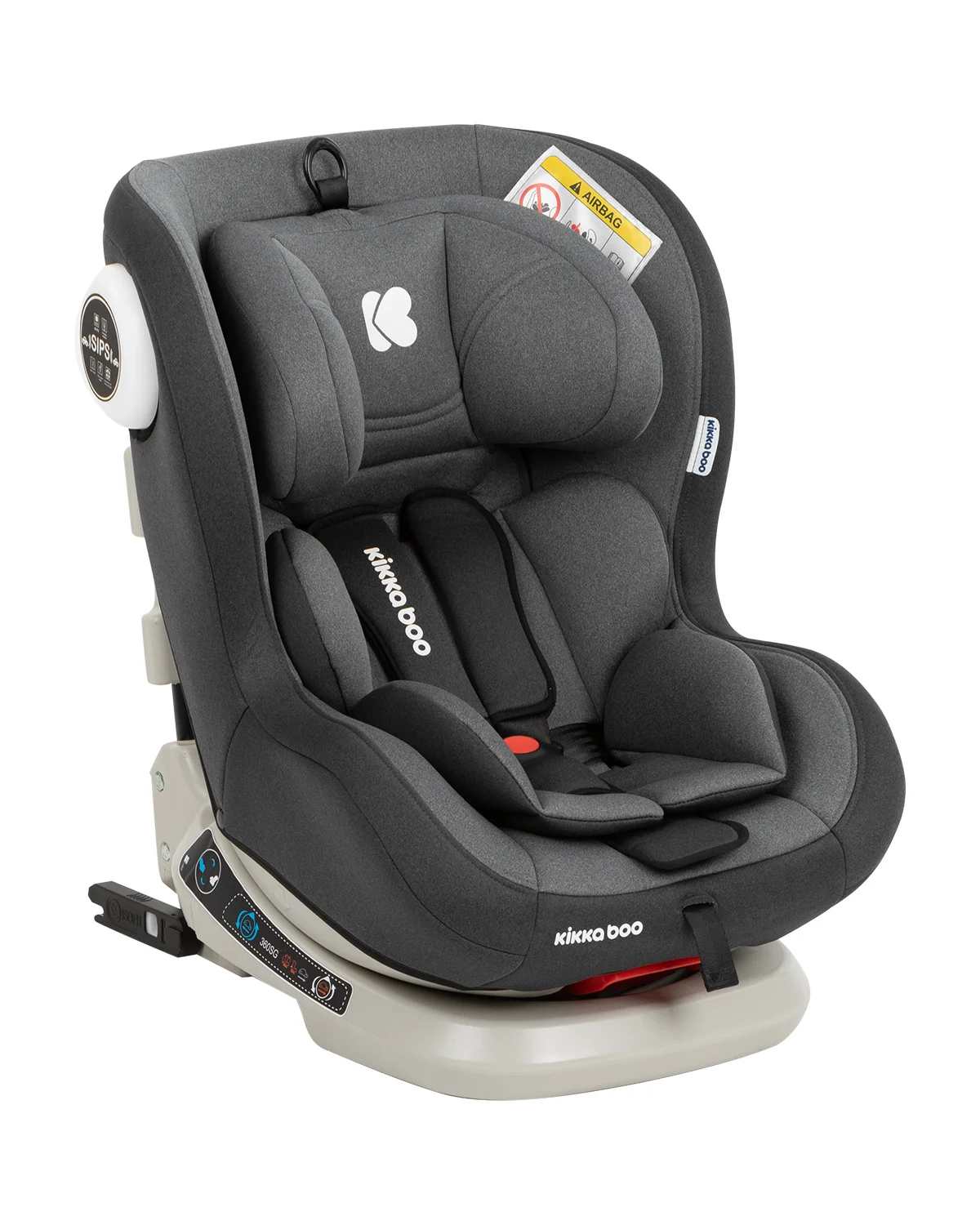 Φωτογραφία προϊόντος: Kikka Boo - Car seat 0-1-2 (0-25 kg) Twister ISOFIX Grey 2020 - 31002060035