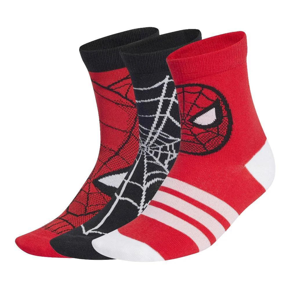 Φωτογραφία προϊόντος: JG5787 - ADIDAS MARVEL SPIDER-MAN KIDS SOCKS 3PP MYSTERY RUBY Color