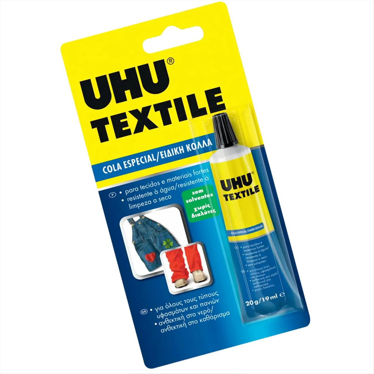 Φωτογραφία προϊόντος: ΚΟΛΛΑ UHU TEXTILE (38350) 19ml/20gr. ΥΦΑΣΜΑΤΩΝ
