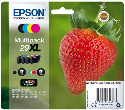 Φωτογραφία προϊόντος: ΜΕΛΑΝΙ EPSON 29XL MULTIPACK (C13T29964010)