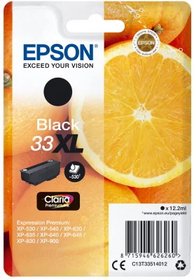 Φωτογραφία προϊόντος: ΜΕΛΑΝΙ EPSON 33XL BLACK (C13T33514012) 12.2ml
