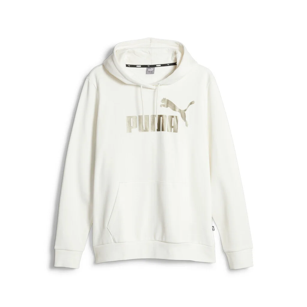 Φωτογραφία προϊόντος: 849958-62 - PUMA ESS+ METALLIC WOMENS HOODIE OFF WHITE / BRONZE Color