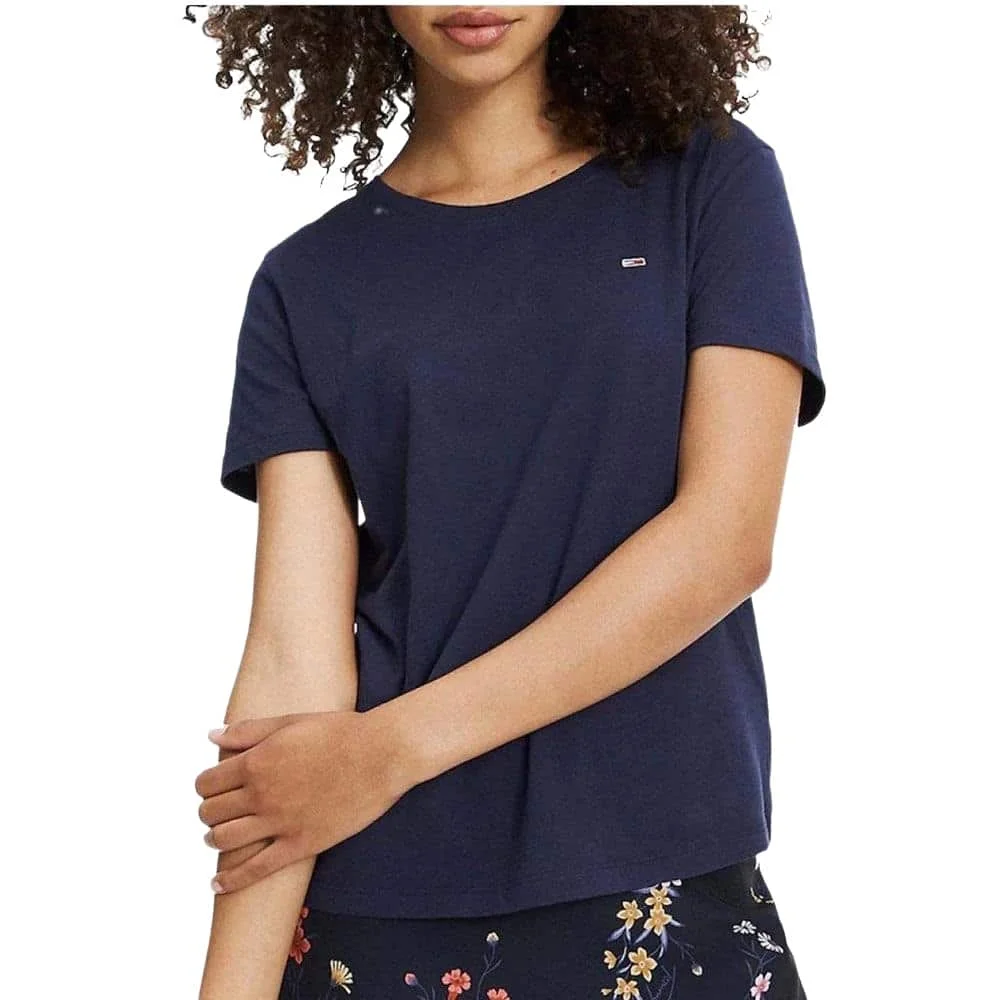 Φωτογραφία προϊόντος: TOMMY HILFIGER Tommy Jeans Tjw Soft Jersey Tee T-Shirt Γυναικείο Μπλε