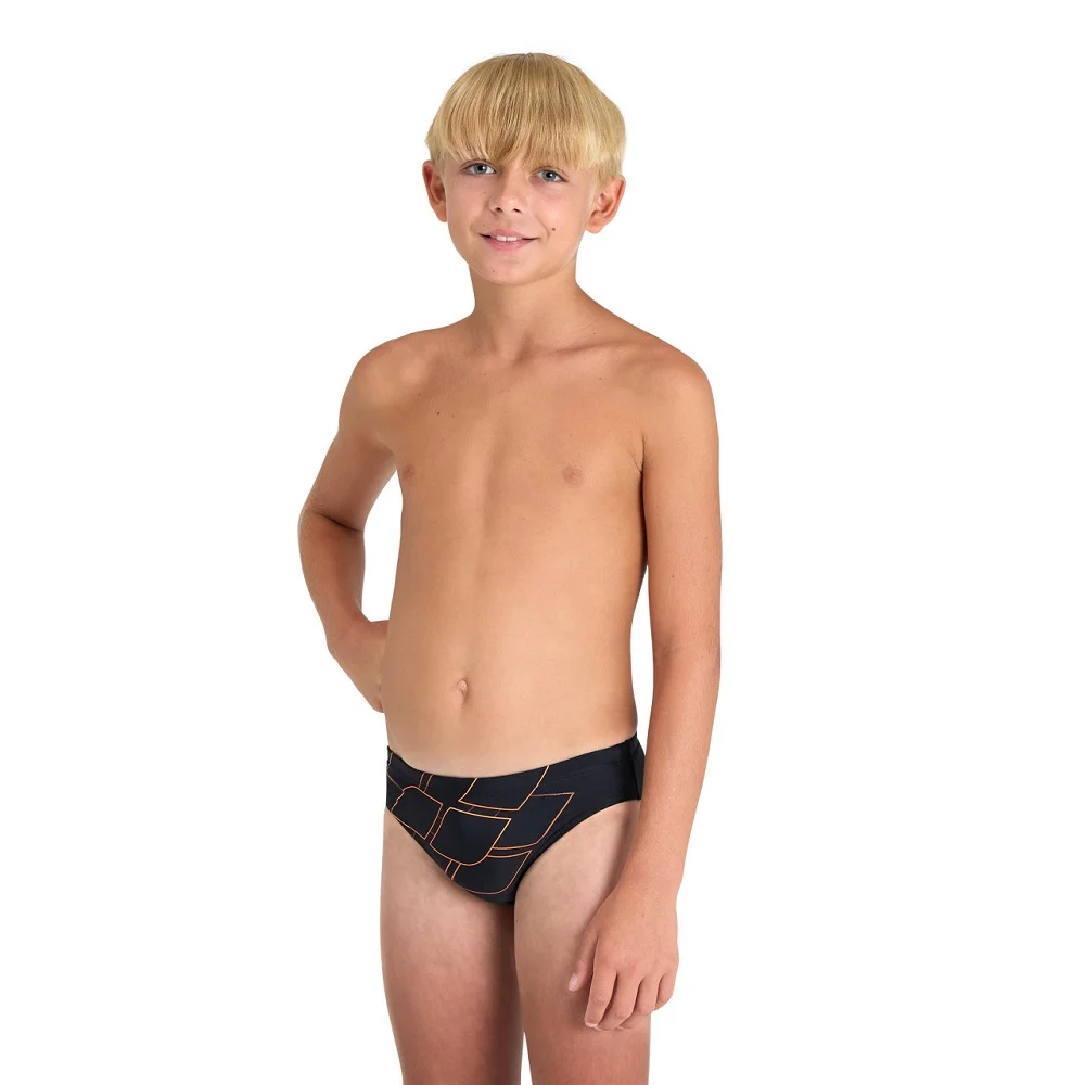 Φωτογραφία προϊόντος: ARENA BOY'S MARK PRINT SWIM BRIEF ΜΑΥΡΟ