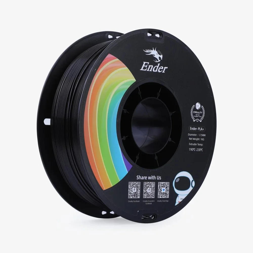 Φωτογραφία προϊόντος: CREALITY EN-PLA+ Black, Ender 3D Printer Filament, Strength 34MPA, Bend 77MPa, 1 kg 1.75 -3301010306