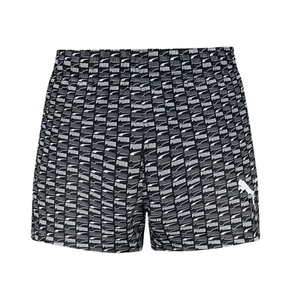 Φωτογραφία προϊόντος: PUMA 701225871-001 - SWIM MEN LOGO PRINT SHORTS 1P BLACK