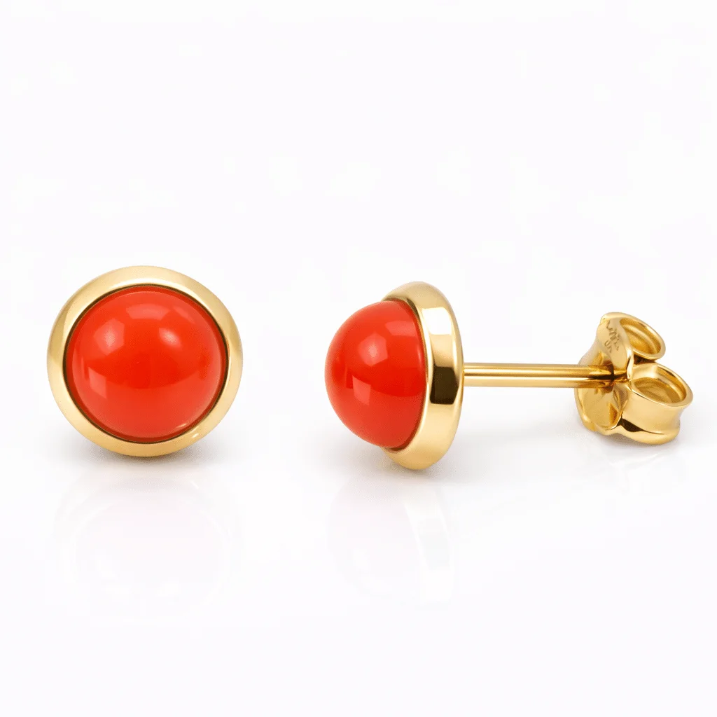 Φωτογραφία προϊόντος: fenixjewelry Xρυσα Γυναικεία Σκουλαρίκια Coral 18κ XΣ13