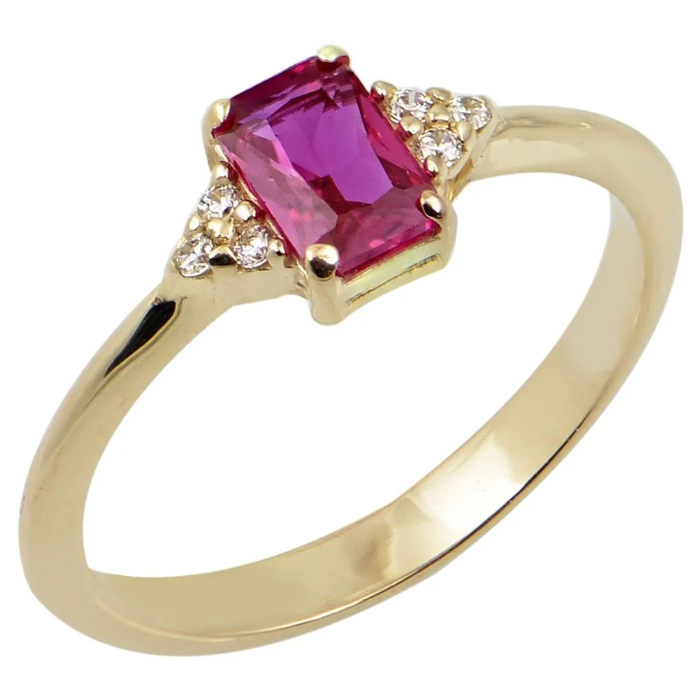 Φωτογραφία προϊόντος: fenixjewelry Χρυσο Δαχτυλίδι 14κ Ζιργκον Κοκκινο 3453ΚΚ