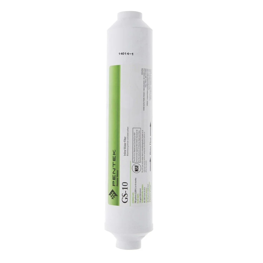 Φωτογραφία προϊόντος: PENTEK GS-10 In line Φίλτρο Νερού Ψυγείου Ενεργού Άνθρακα 10″ x 2″ 5μm Made in USA - OEM
