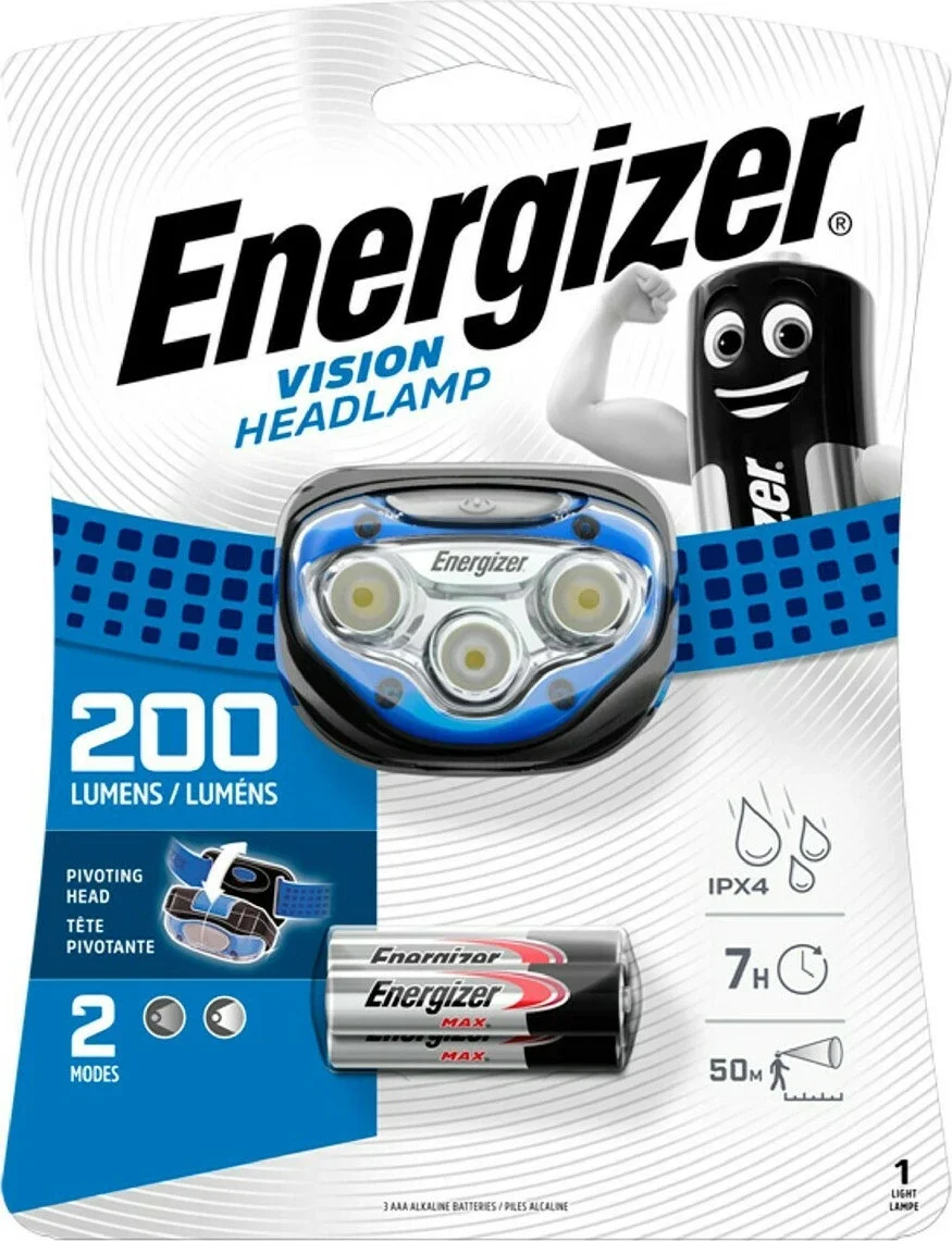 Φωτογραφία προϊόντος: Energizer Vision 200lm Φακός Κεφαλής LED Αδιάβροχος