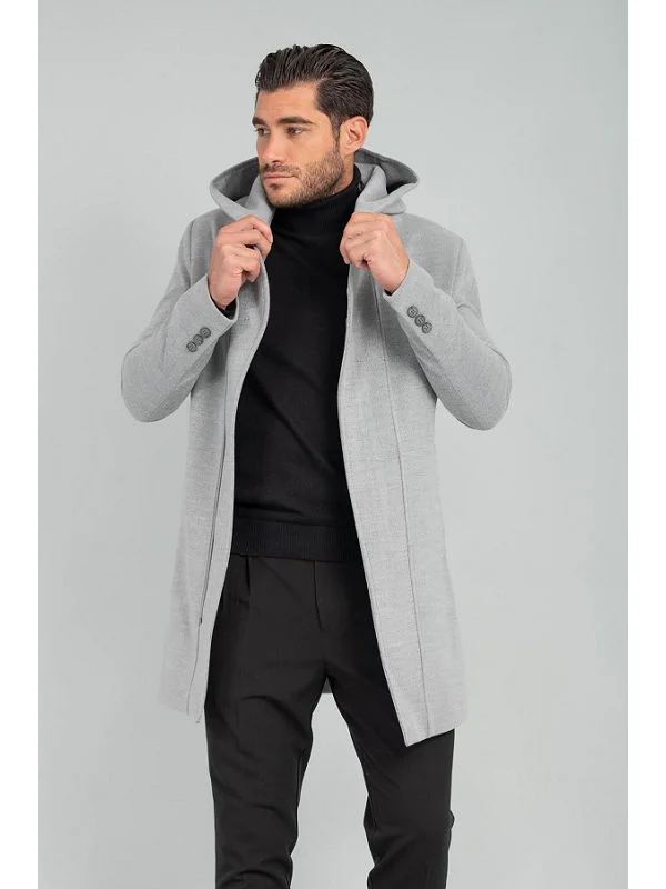 Φωτογραφία προϊόντος: VITTORIO COAT MENS - ΜΑΥΡΟ-400-2425-TRIEST-4