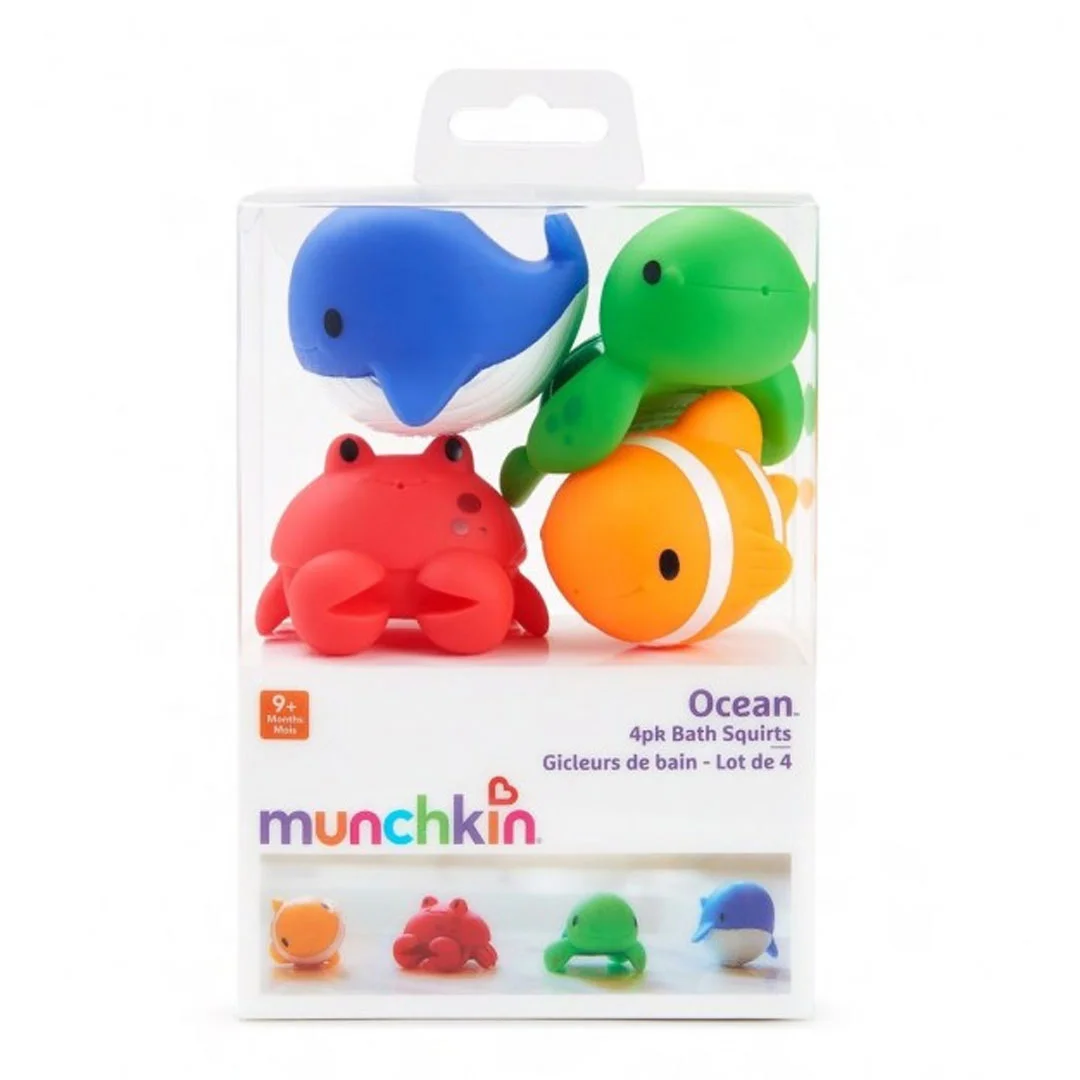 Φωτογραφία προϊόντος: 11103 Munchkin Μπουγελόφατσες Ζώα της θάλασσας 4 Τεμάχια