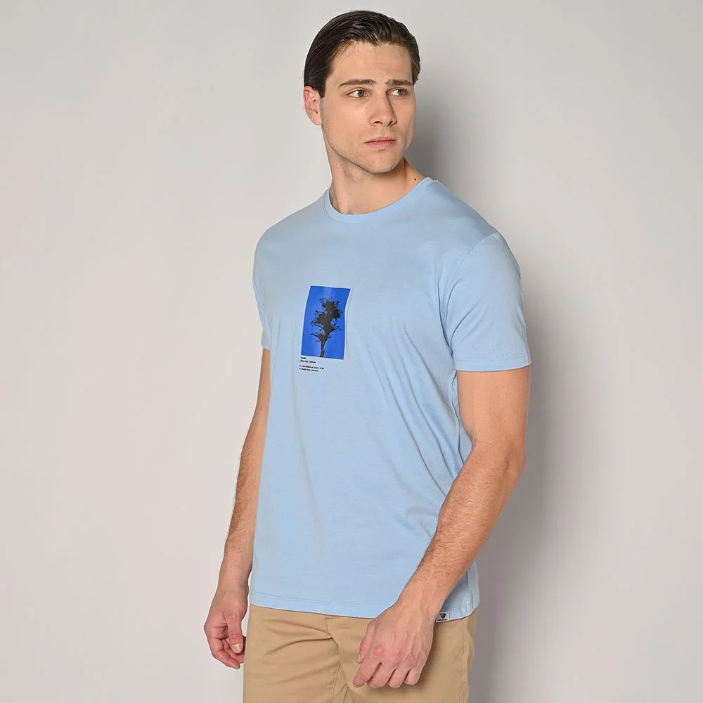 Φωτογραφία προϊόντος: T-shirt Ανδρικό Με Στάμπα Σιέλ Brokers