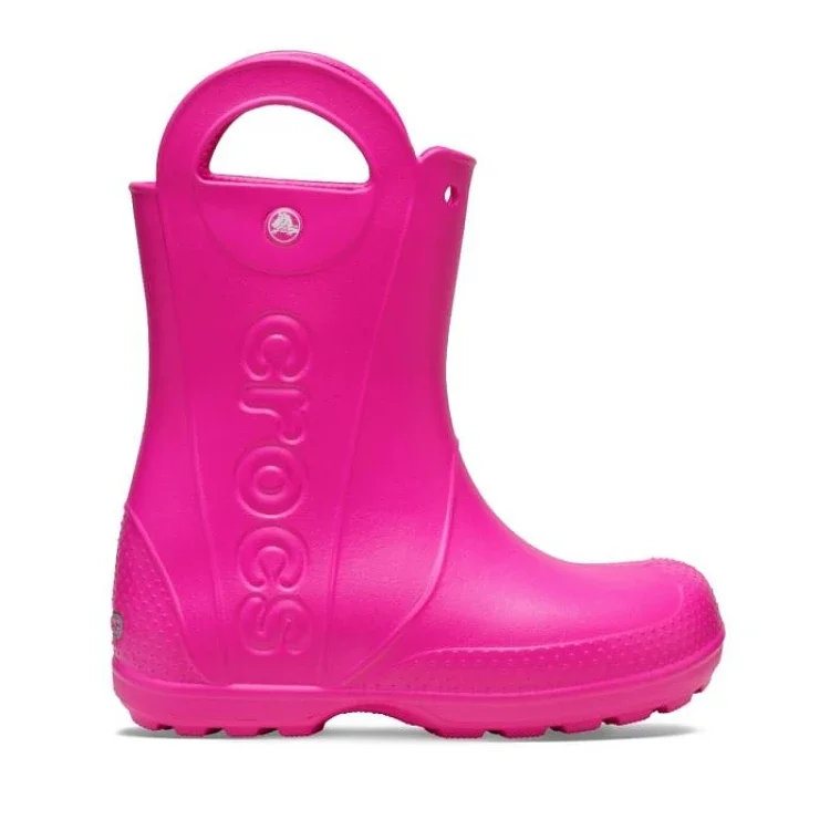 Φωτογραφία προϊόντος: Παιδικές Γαλότσες Crocs Handle Rain Pink Crush (Μεγέθη 28-31) ΡΟΖ