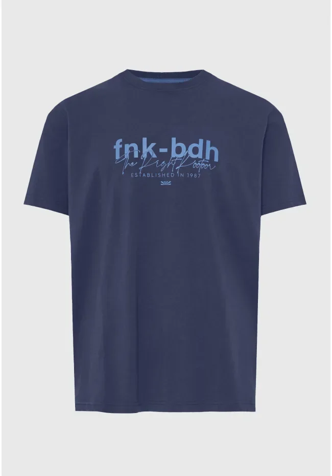 Φωτογραφία προϊόντος: FUNKY BUDDHA Ανδρικό t-shirt με τύπωμα από οργανικό βαμβάκι, ,
