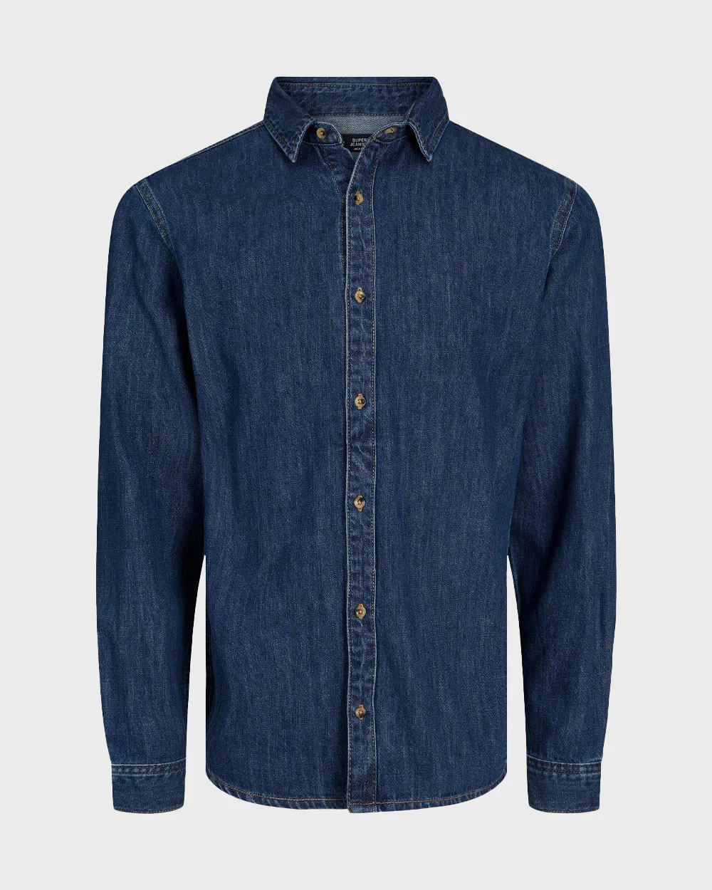 Φωτογραφία προϊόντος: JACK & JONES ΑΝΔΡΙΚΟ ΠΟΥΚΑΜΙΣΟ DENIM - 12242462 ΜΠΛΕ