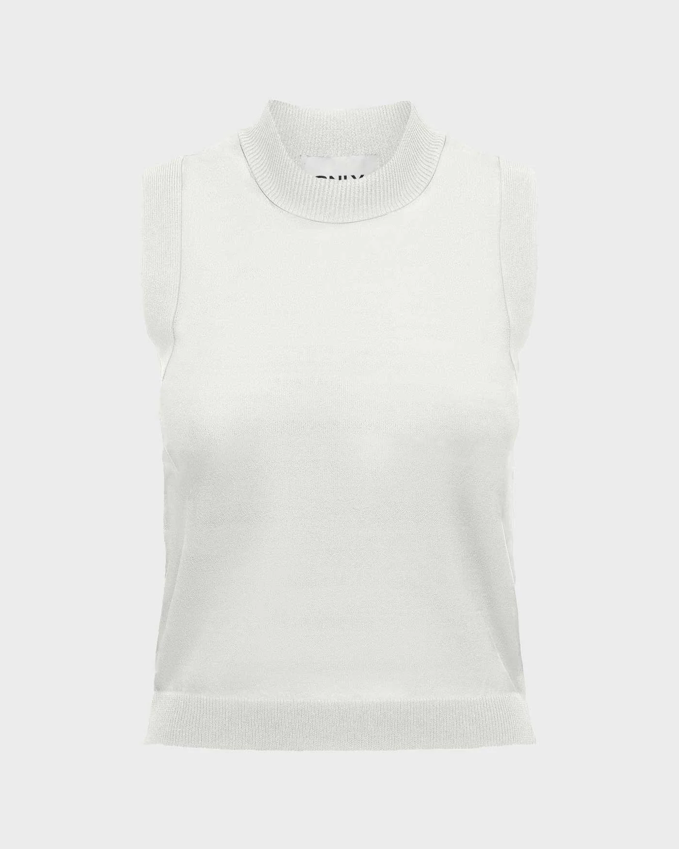 Φωτογραφία προϊόντος: ONLY ΓΥΝΑΙΚΕΙΑ ΜΠΛΟΥΖΑ MOCK NECK ΠΛΕΚΤΗ ΚΑΝΟΝΙΚΗ ΓΡΑΜΜΗ - 15317672 ΑΣΠΡΟ
