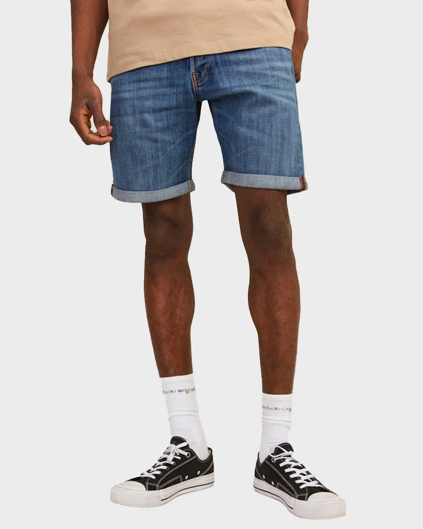 Φωτογραφία προϊόντος: JACK & JONES JACK&JONES ΑΝΔΡΙΚΗ ΒΕΡΜΟΥΔΑ ΤΖΙΝ ΚΑΝΟΝΙΚΗ ΓΡΑΜΜΗ - 12249092 ΜΠΛΕ