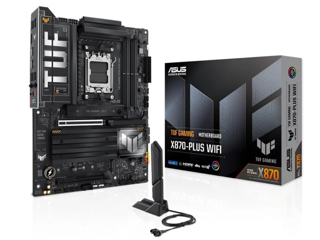 Φωτογραφία προϊόντος: Asus TUF GAMING X870-PLUS WIFI Motherboard ATX με AMD AM5 Socket 4711387723609