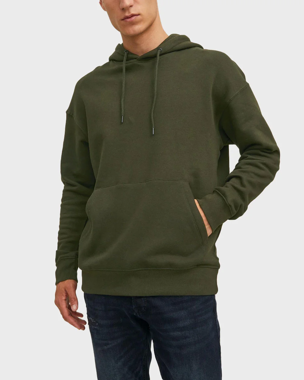 Φωτογραφία προϊόντος: JACK & JONES ΑΝΔΡΙΚΟ ΦΟΥΤΕΡ ΜΕ ΚΟΥΚΟΥΛΑ - 12208157 ΧΑΚΙ