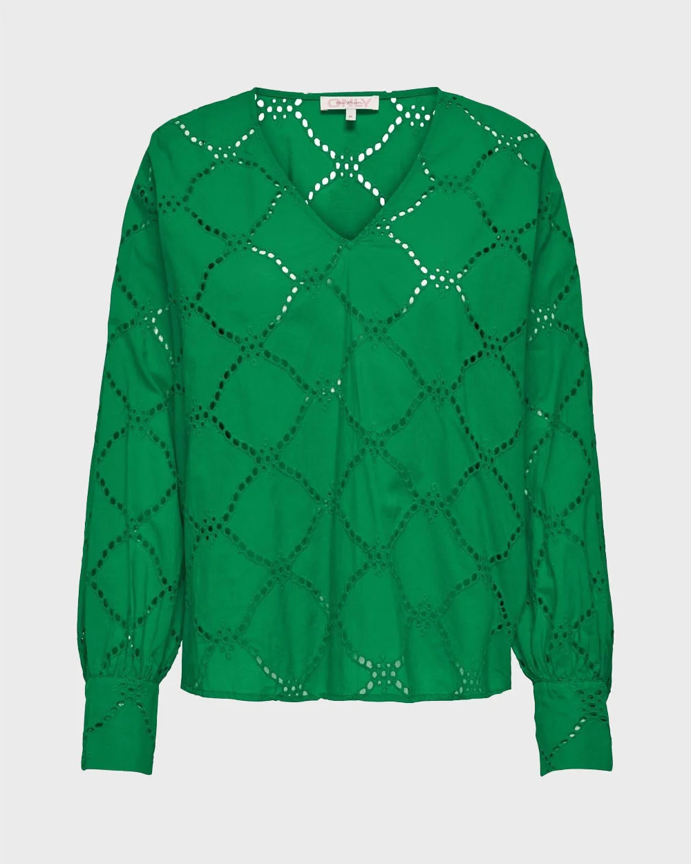 Φωτογραφία προϊόντος: ONLY ΓΥΝΑΙΚΕΙΑ EMBROIDERED ΜΠΛΟΥΖΑ ΜΕ V ΛΑΙΜΟΚΟΨΗ - 15314546 ΠΡΑΣΙΝΟ