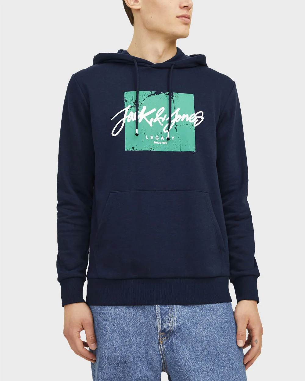Φωτογραφία προϊόντος: JACK & JONES ΑΝΔΡΙΚΟ ΦΟΥΤΕΡ ΜΕ ΚΟΥΚΟΥΛΑ - 12256807 ΜΠΛΕ