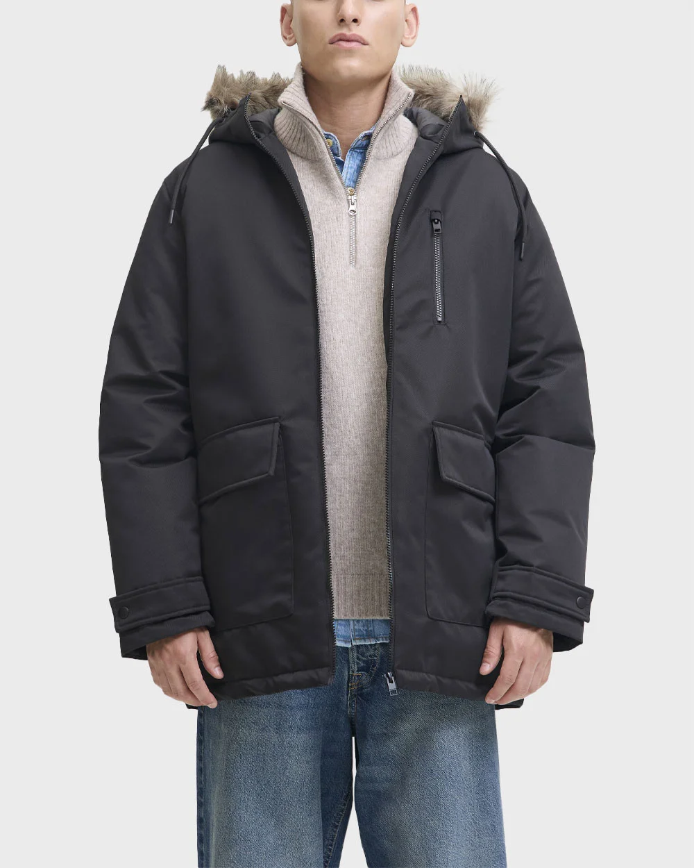 Φωτογραφία προϊόντος: JACK & JONES CHARLIE ΑΝΔΡΙΚΟ ΜΠΟΥΦΑΝ PARKA - 12279464 ΜΑΥΡΟ