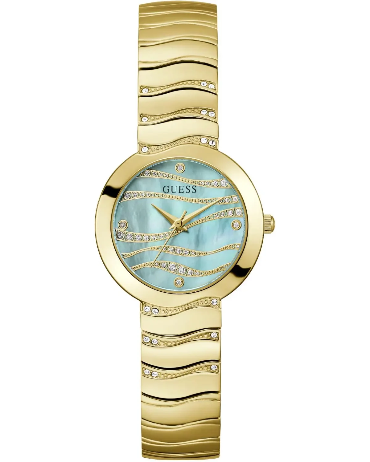 Φωτογραφία προϊόντος: GUESS Laguna Crystals Gold Stainless Steel Bracelet